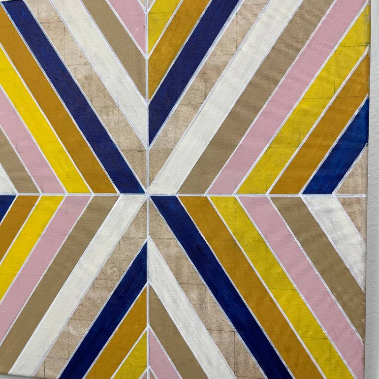 Original Abstract Geometric Painting by Amy Illardo