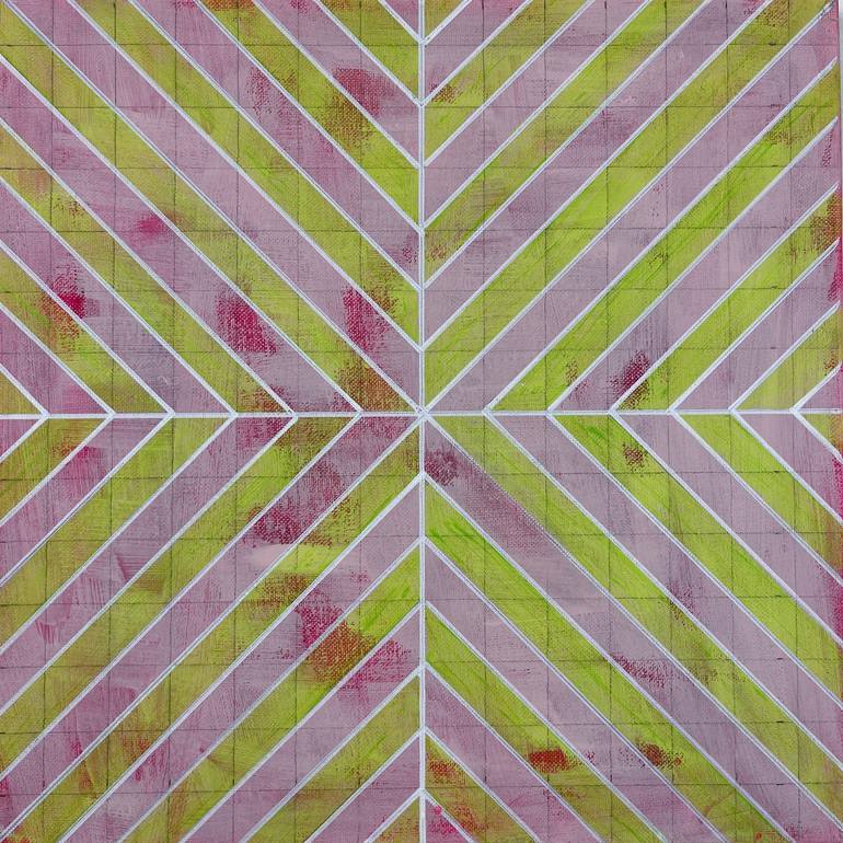 Original Abstract Geometric Paintings by Amy Illardo