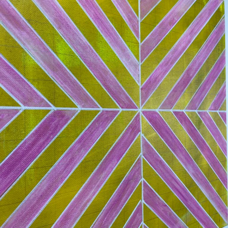 Original Abstract Geometric Painting by Amy Illardo