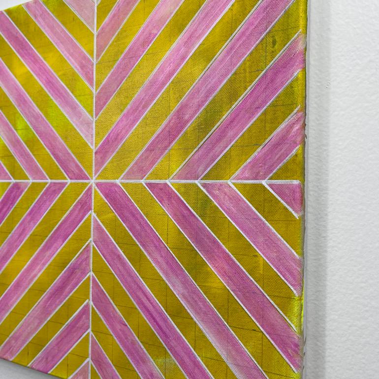 Original Abstract Geometric Painting by Amy Illardo