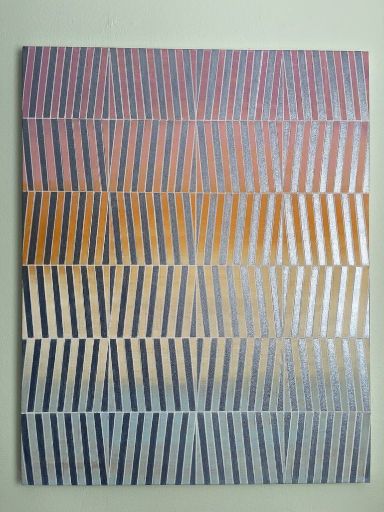 Original Abstract Geometric Paintings by Amy Illardo
