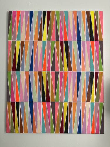 Multicolor Geometric Painting 22x28 thumb