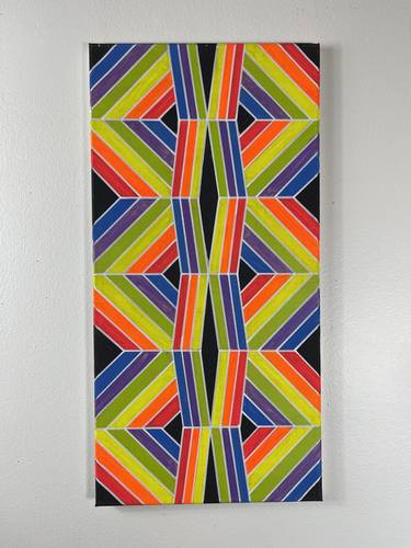 Original Algorithmic Abstract Paintings by Amy Illardo