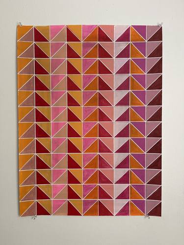 Original Abstract Geometric Paintings by Amy Illardo