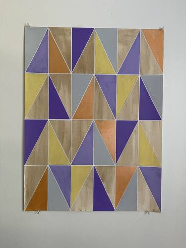 Original Abstract Geometric Paintings by Amy Illardo