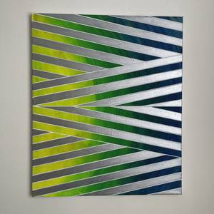 Collection Geometric Works on Canvas