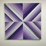 Collection Geometric Works on Canvas