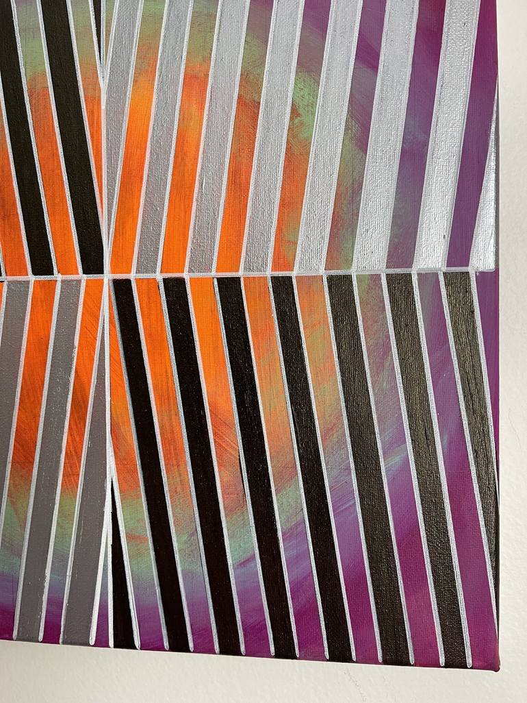 Original Modern Geometric Painting by Amy Illardo