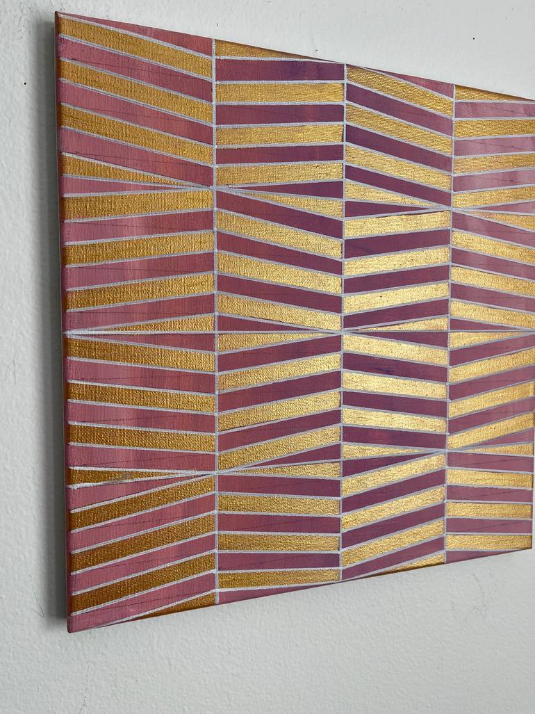 Original Abstract Geometric Painting by Amy Illardo