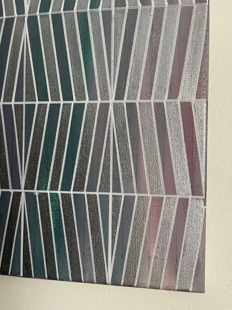 Original Abstract Geometric Painting by Amy Illardo