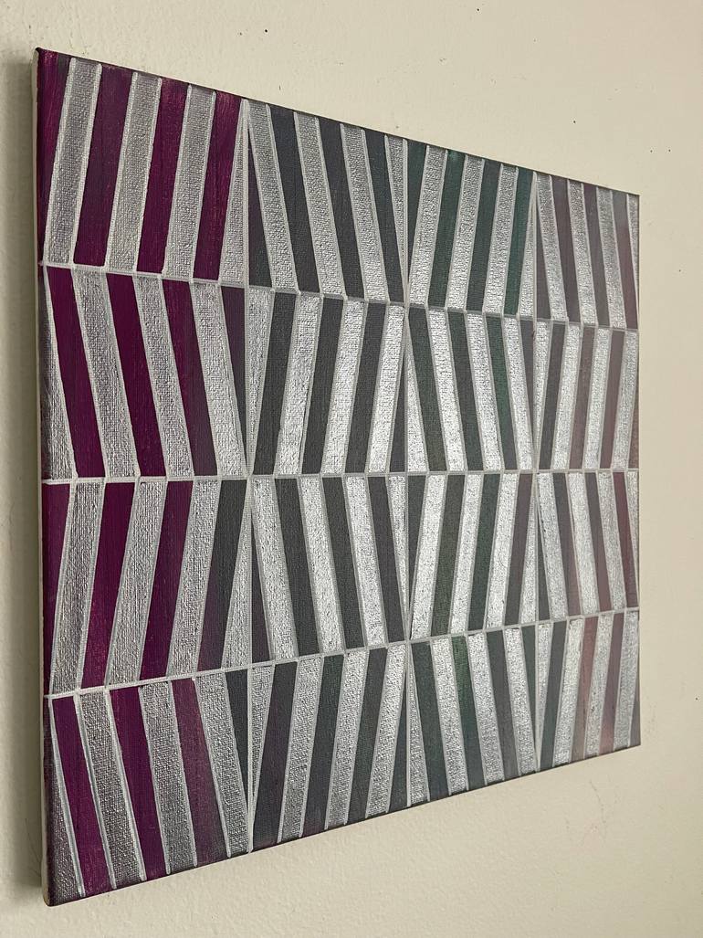 Original Abstract Geometric Painting by Amy Illardo