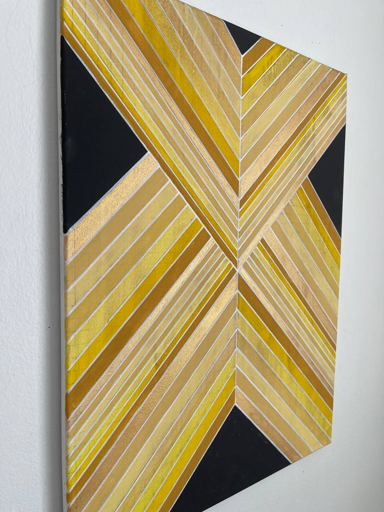 Original Abstract Geometric Painting by Amy Illardo