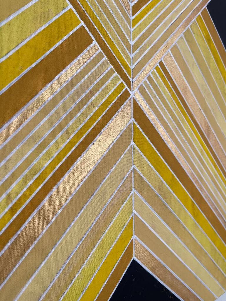 Original Abstract Geometric Painting by Amy Illardo