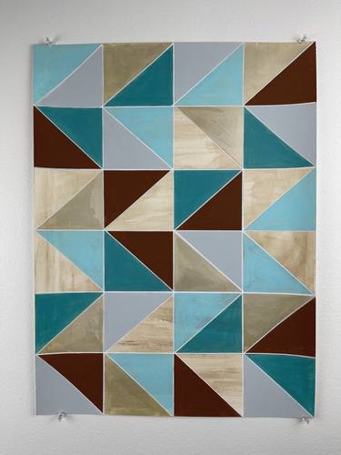 Original Abstract Geometric Paintings by Amy Illardo