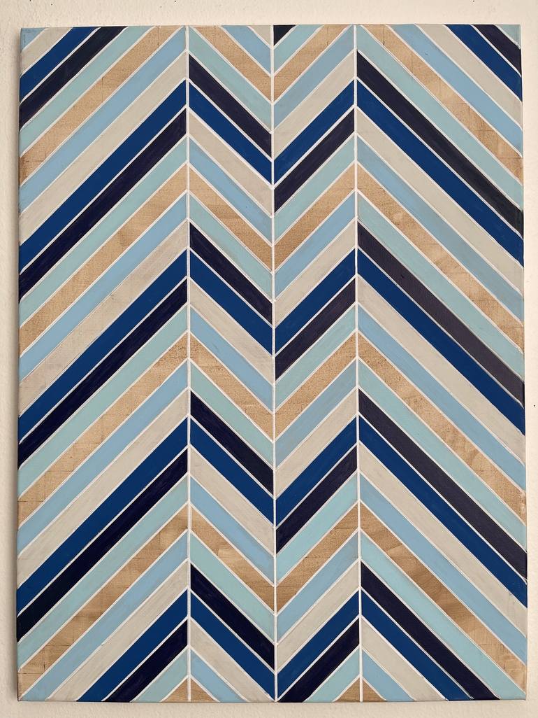 Original Abstract Geometric Paintings by Amy Illardo