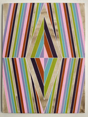 Original Abstract Geometric Paintings by Amy Illardo