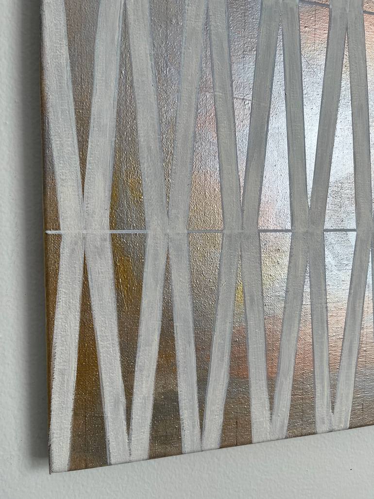 Original Abstract Geometric Painting by Amy Illardo