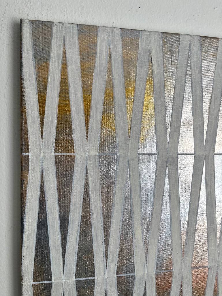 Original Abstract Geometric Painting by Amy Illardo