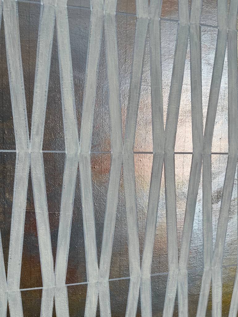 Original Abstract Geometric Painting by Amy Illardo