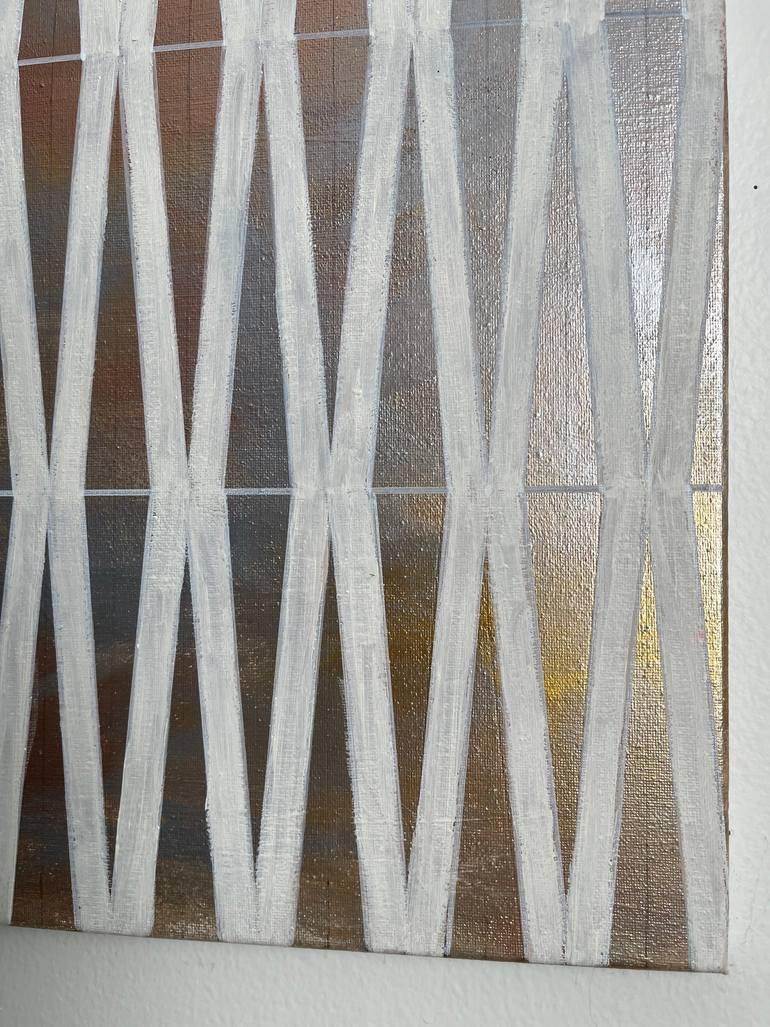 Original Abstract Geometric Painting by Amy Illardo