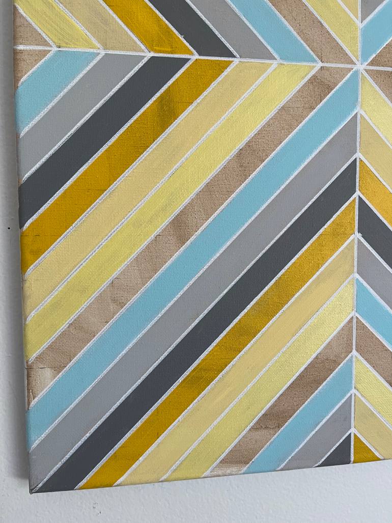 Original Abstract Geometric Painting by Amy Illardo