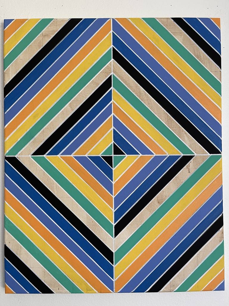 Original Abstract Geometric Paintings by Amy Illardo
