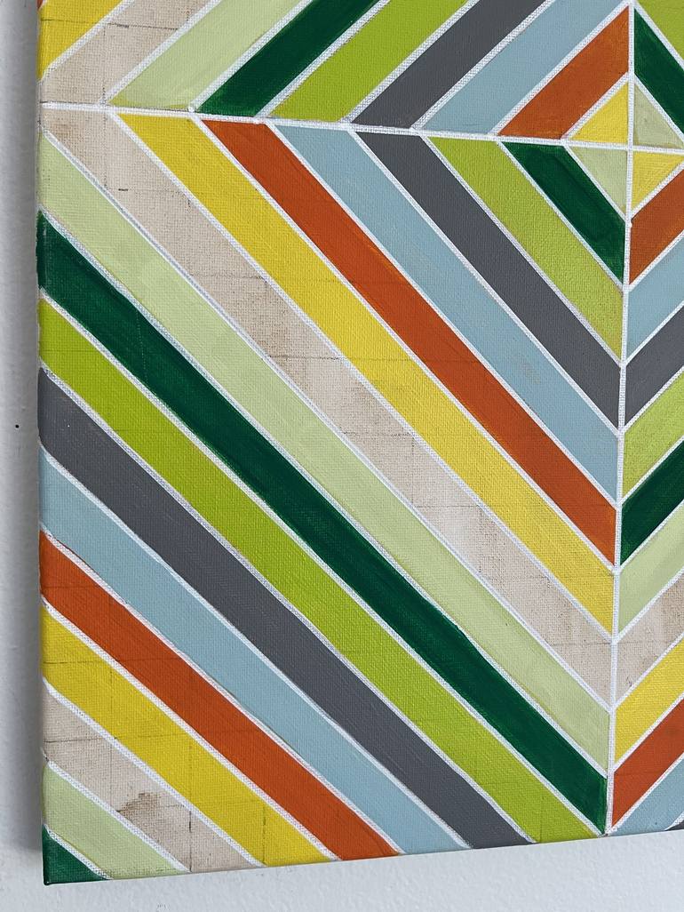 Original Geometric Painting by Amy Illardo