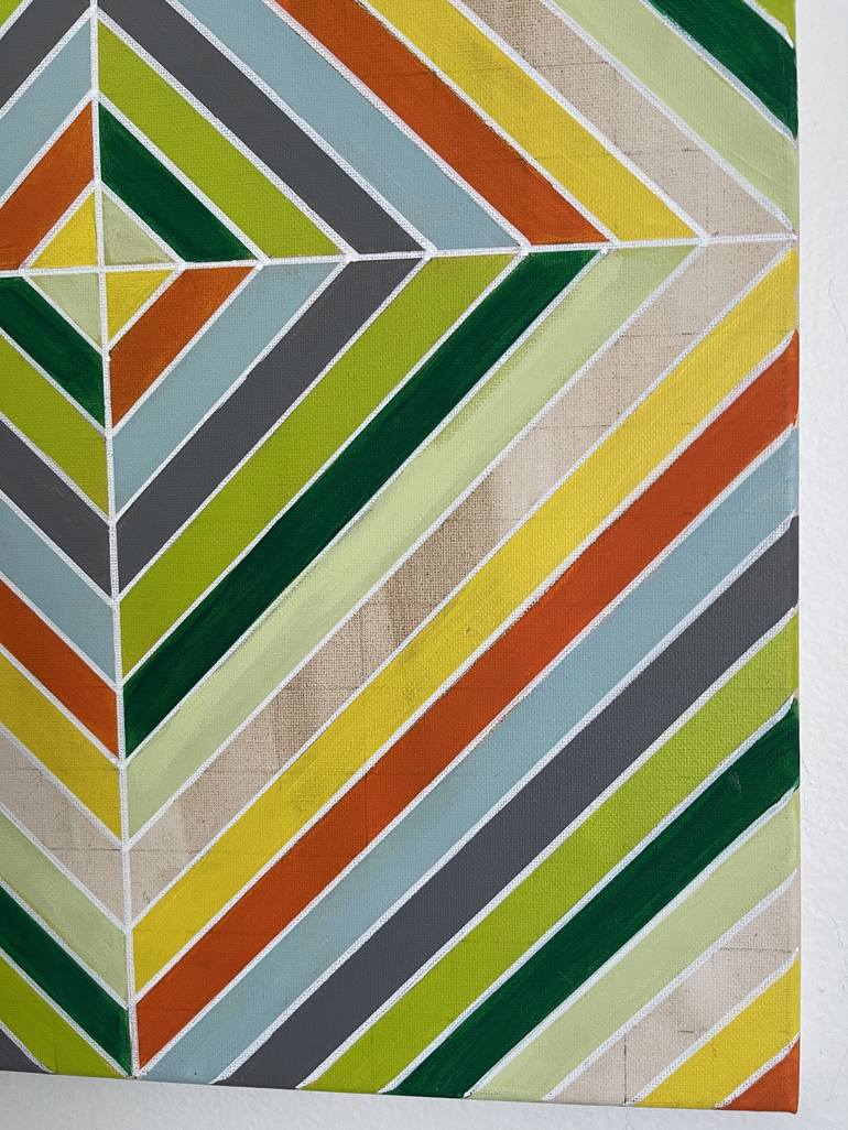 Original Geometric Painting by Amy Illardo