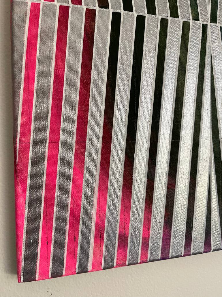Original Abstract Geometric Painting by Amy Illardo