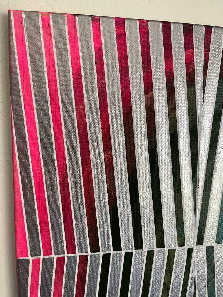 Original Abstract Geometric Painting by Amy Illardo