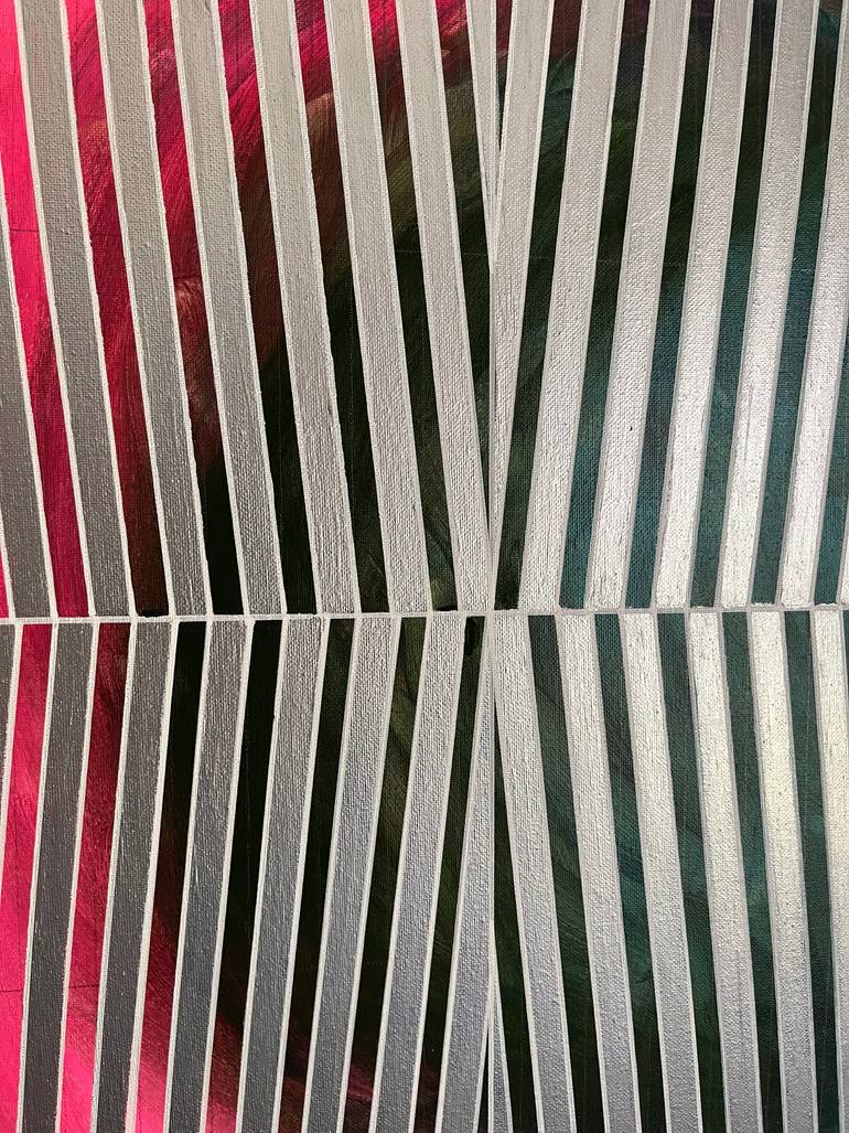 Original Abstract Geometric Painting by Amy Illardo