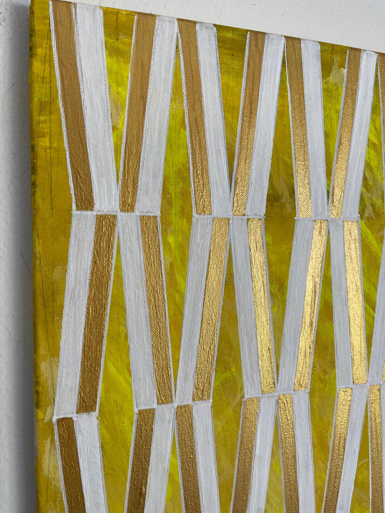 Original Abstract Geometric Painting by Amy Illardo