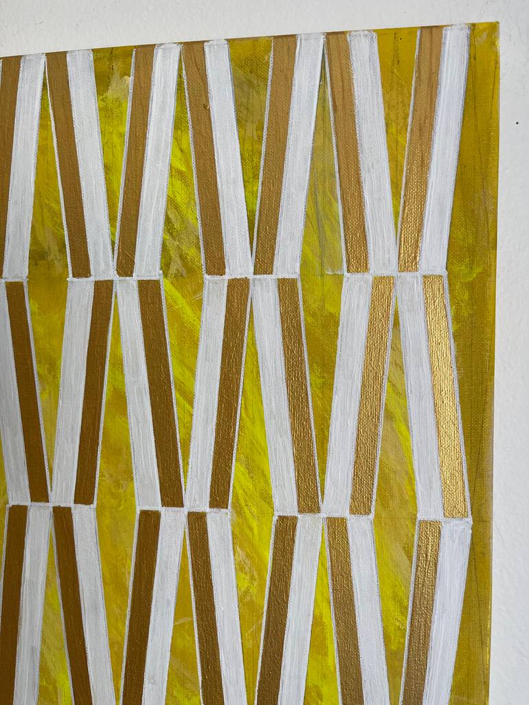 Original Abstract Geometric Painting by Amy Illardo
