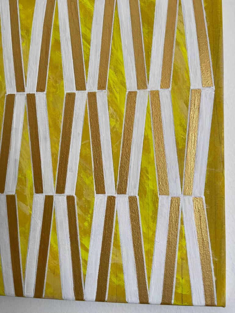 Original Abstract Geometric Painting by Amy Illardo