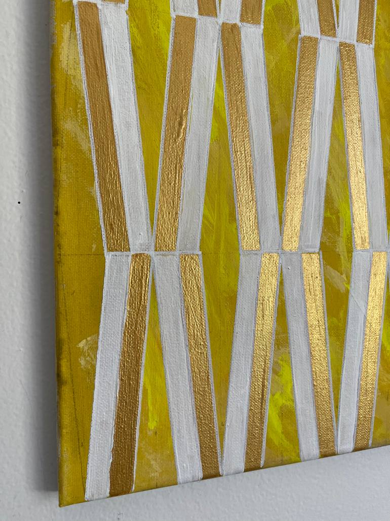 Original Abstract Geometric Painting by Amy Illardo