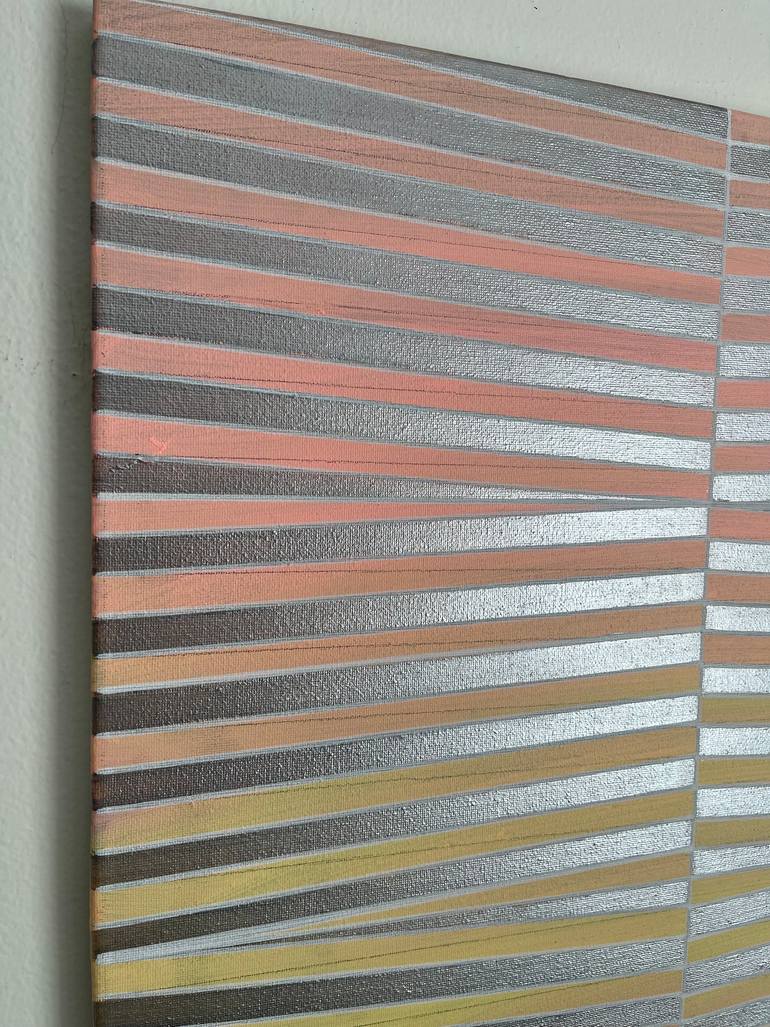 Original Abstract Geometric Painting by Amy Illardo