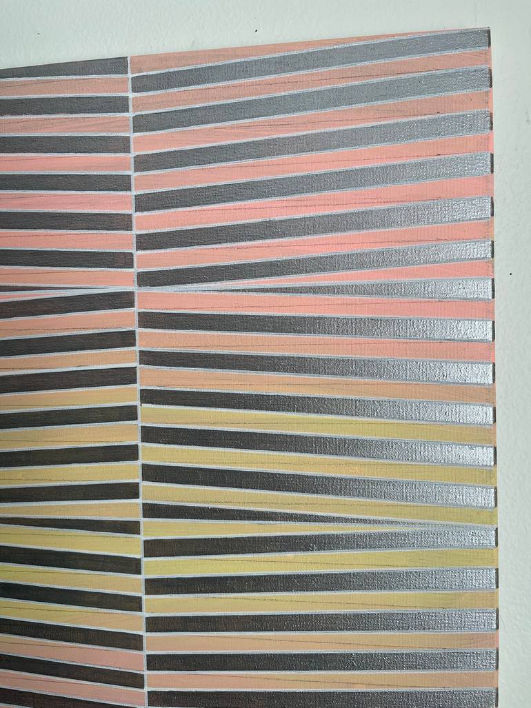 Original Abstract Geometric Painting by Amy Illardo