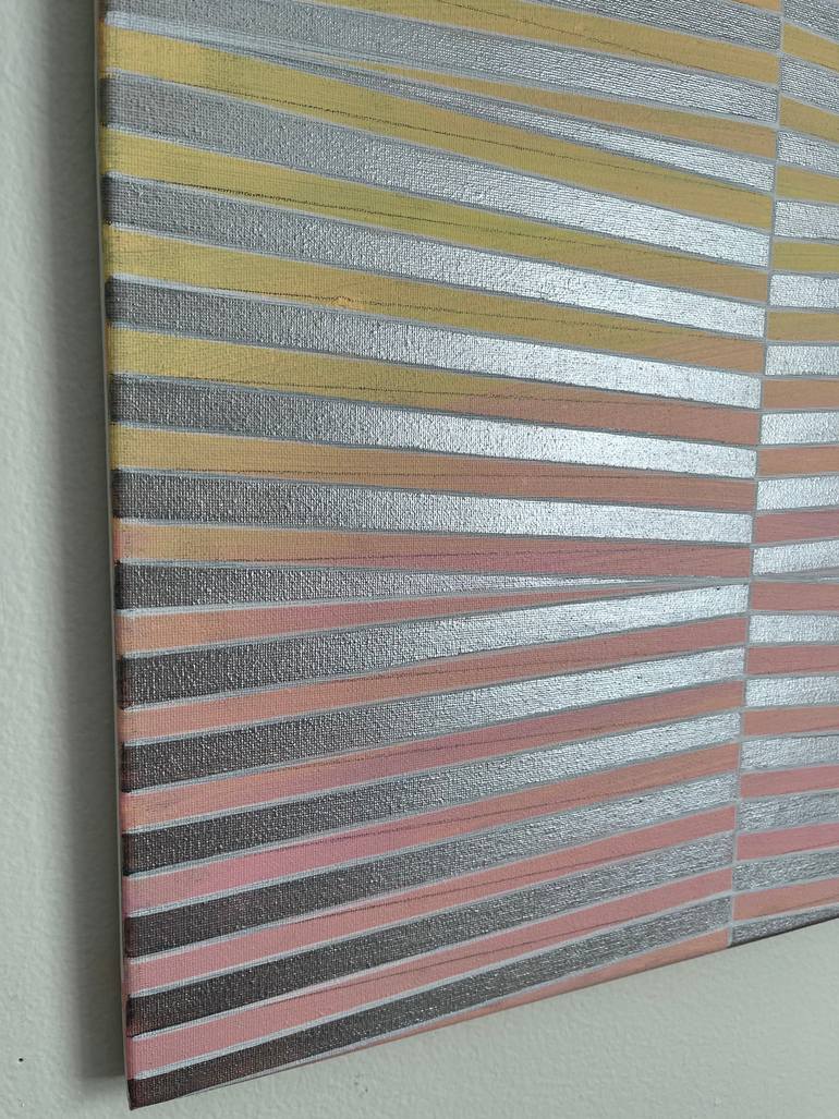 Original Abstract Geometric Painting by Amy Illardo