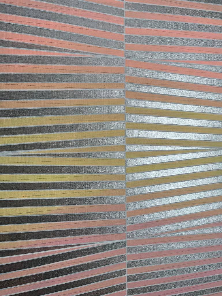 Original Abstract Geometric Painting by Amy Illardo