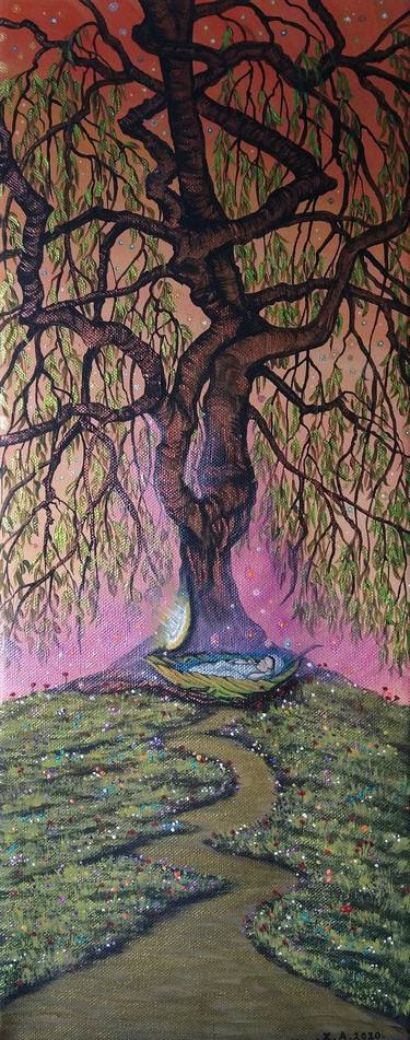 Original Tree Paintings by Zoe Adams
