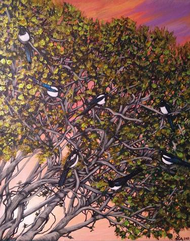 Original Tree Paintings by Zoe Adams