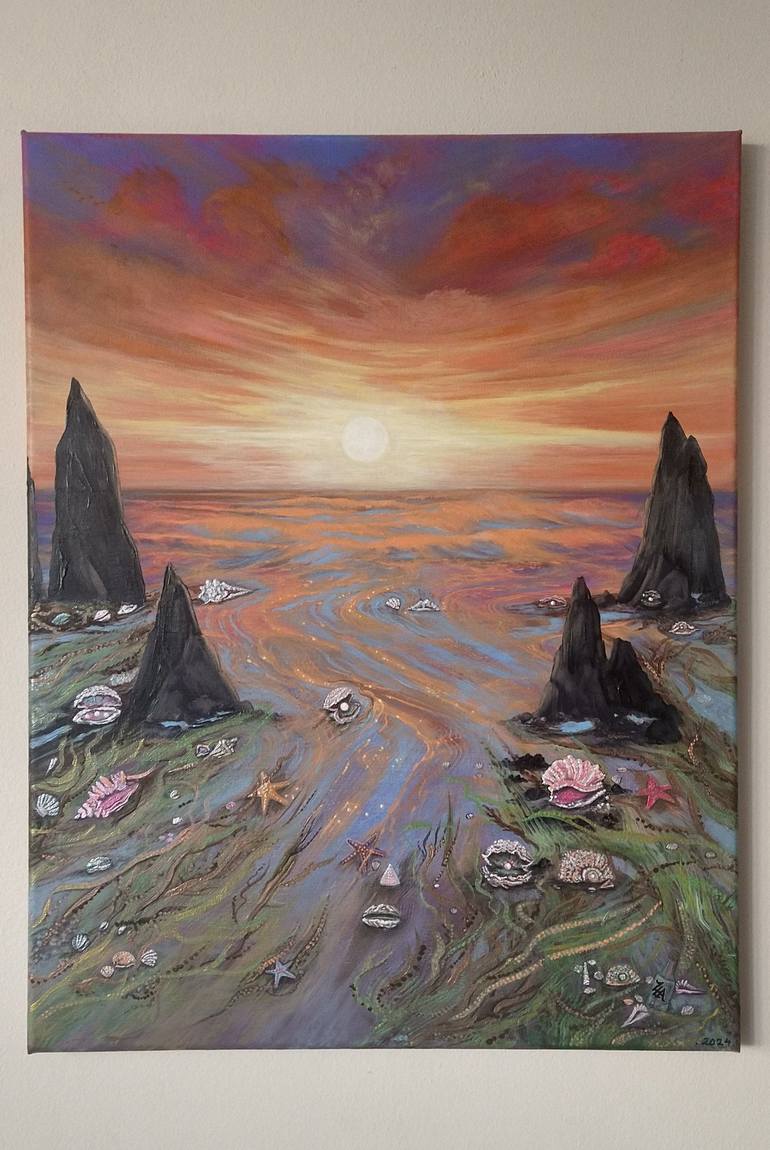 Original Seascape Painting by Zoe Adams