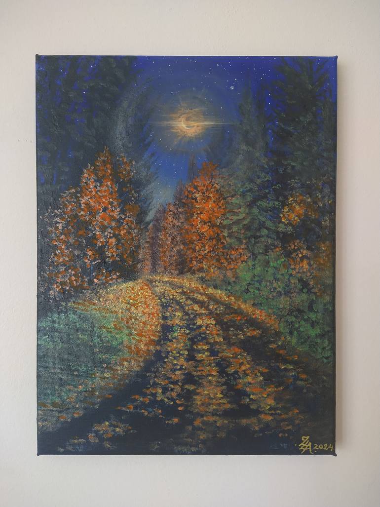 Original Impressionism Nature Painting by Zoe Adams