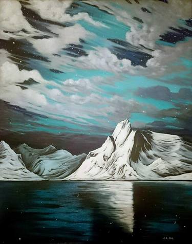 Original Surrealism Seascape Paintings by Zoe Adams