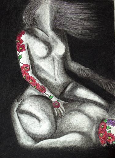 Original Erotic Drawing by Savannah Lima
