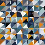HB #C1001X0197 - Squares and Triangles - Metal Print on Aluminium - Limited Edition of 5 by Heinz Bucher