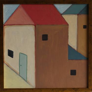 Original Abstract Architecture Paintings by Miroslaw Trochanowski