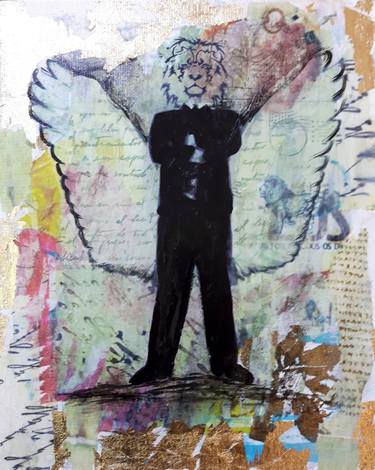 Print of Abstract Religious Collage by Telma Luize