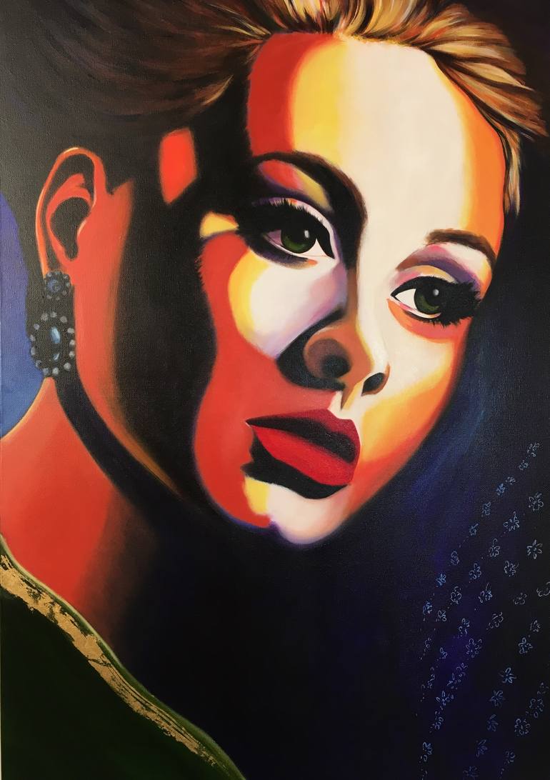 Adele Painting by Helen Dynes Saatchi Art