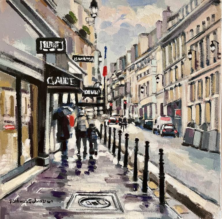 Original Expressionism Places Paintings by Behnaz Sohrabian